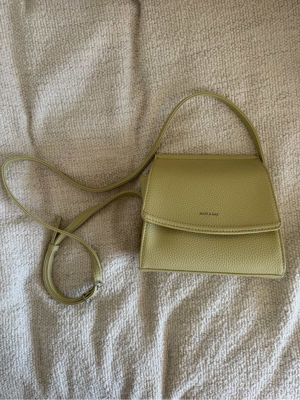Matt & Nat Lime Green Crossbody Bag